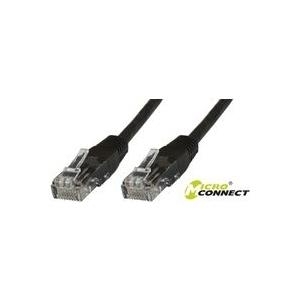 MicroConnect - Netzwerkkabel - RJ-45 (M) bis RJ-45 (M) - 40 cm - UTP - CAT 6 - halogenfrei, verseilt - Schwarz