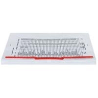ELBA Bündelungsbügel tric System, aus Draht, PE ummantelt rot, Archivbügel für bis zu 80 mm Schriftgut - 100 Stück (83529)