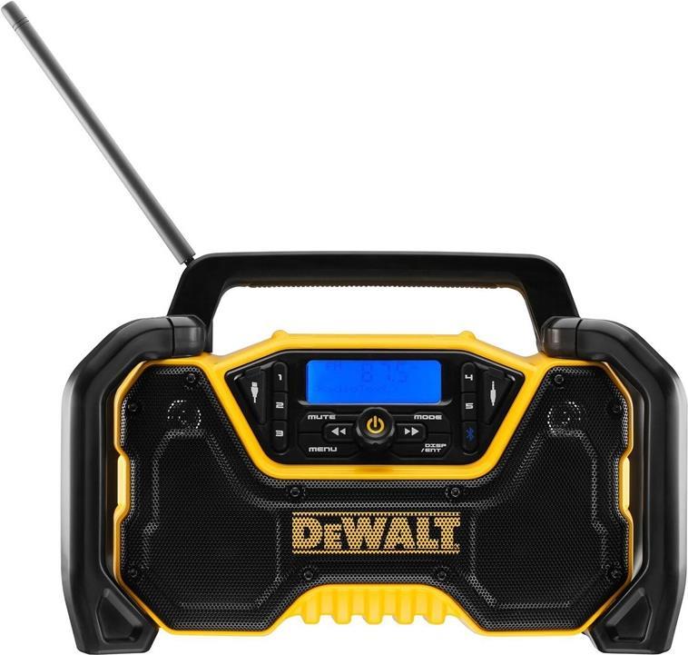 DeWalt DCR029 XR Akku- und Netz-Radio (DAB+ und FM Stereo Radio, extrem Robustes Gehäuse, mit Bluetooth, Digitalanzeige mit Hintergrundbeleuchtung, Lieferung ohne Akku und Ladegerät) (DCR029)
