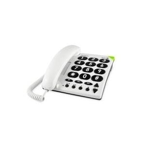 Doro PhoneEasy 311c Telefono analogico Bianco (DORO PHONEEASY 311C - IN) - Versione Francese