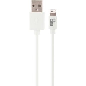BeHello - Lade-/Datenkabel - Lightning / USB - Lightning (M) bis USB (M) - 1,2m - weiß - für Apple iPad/iPhone/iPod (Lightning) (BEHCBL00009)