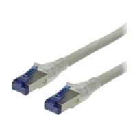 ROLINE - Patch-Kabel - RJ-45 (M) - RJ-45 (M) - 30 m - SFTP, PiMF - CAT 6a - gepresst, Solid, glatt, halogenfrei - Grau (21.15.0876)
