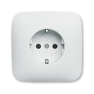 BJ - Reflex SI - Schuko Steckdose Einfach - UP *alpinweiss* (20EUJ-214)