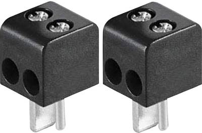 TRU COMPONENTS Lautsprecher-Steckverbinder Stecker, gerade Polzahl: 2 2 St. (1578883)