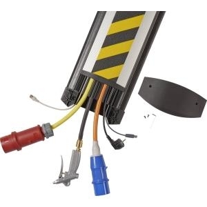 Serpa Kabelbrücke Typ B25, Breite 250 mm, Länge 1,5 m, EasyLoader Max HD, schwarz/Aluminium für den Innenbereich - von oben zu belegen (5.01005.9022)