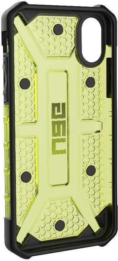Urban Armor Gear Plasma. Art der Tasche: Abdeckung, Markenkompatibilität: Apple. Kompatibilität: Iphone X. Maximaler Bildschirmdurchmesser: 14,7 cm (5.8 ). Oberflächen-Farbe: Einfarbig. Produktfarbe: Schwarz, Limette (IPHX-L-CT)