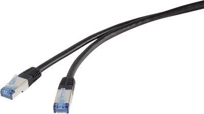 Renkforce RF-4673690 Cavo di rete Black 5 M Cat6A S/FTP (S-S-STP) (RF-4673690)