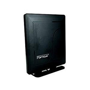 Opticum Smart HD 550 Digitale Innen- DVB-T2HD Antenne, Verstärkung 30dB Innenraum-Antenne für DAB und DVB-T - horizontal und vertikal aufstellbar, Impedanz 75Ohm - auch geeignet für FM (8020)