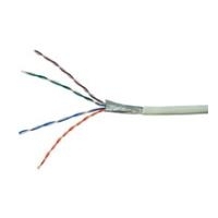 Wentronic Goobay CAT 5e Netzwerkkabel, F/UTP, Grau, 305 m - CU, AWG 24/1 (solid), LSZH (50975)