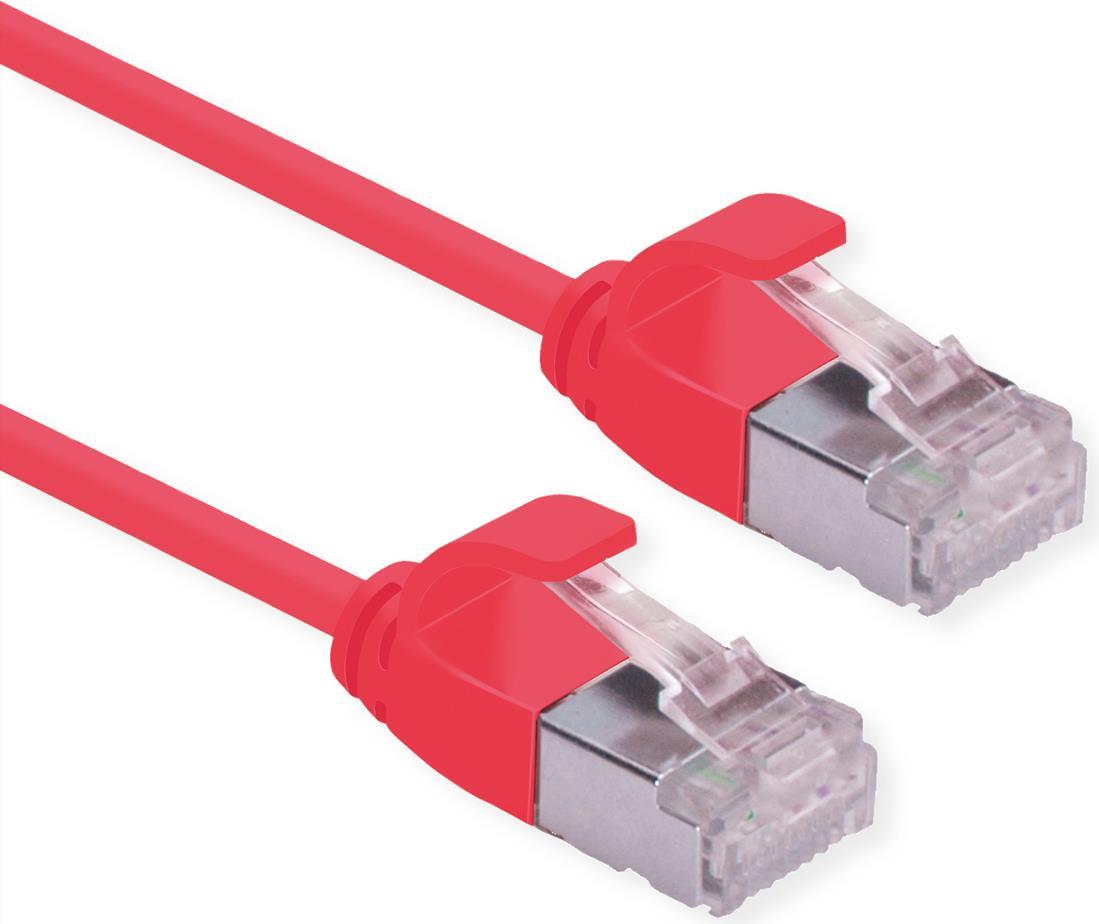 Roline Datacenter - Cavo patch - RJ -45 (M) a RJ -45 (m) - 15 m - u/ftp - cat 6a - alogeno -pree sagomata senza gancio santific