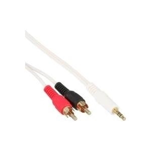 Cavo jack RCA - 2x connettori RCA su jack da 3,5 mm - 1 m