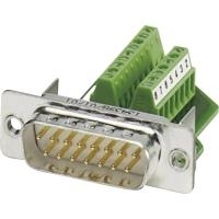 Phoenix Contact D-SUB Stecker 180 ° Polzahl: 15 Schrauben VS-15-ST-DSUB/16-MPT-0,5 1 St. (1688078)