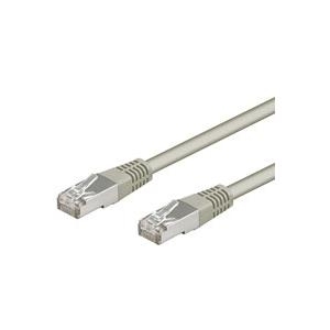 Cavo patch CAT5e 1,0m grigio SF/UTP 2xRJ45, PVC, CCA