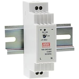 MEAN WELL DR-15-12 Innenraum 15W Grau Netzteil & Spannungsumwandler (DR-15-12)