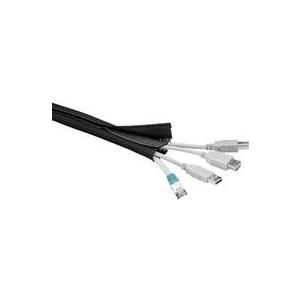 MicroConnect - Kabelbinder mit Klettverschluss - 1.8 m - Schwarz