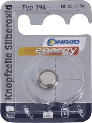 Conrad 651394 Haushaltsbatterie Einwegbatterie SR45 Siler-Oxid (S) (651394)