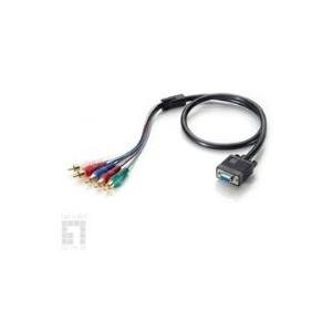 LevelOne YCC-9018 - Component Video / Audio-Kabelkit - HD-15, Mini-Phone Stereo 3.5 mm (M) - RCA (M) - 1.8 m (593013)
