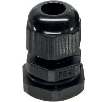 InLine - Kabelverschraubung - Schwarz (Packung mit 10) (44010B)