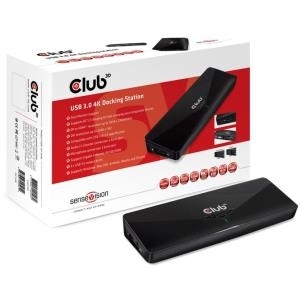 Club 3D Club3D SenseVision USB3.0 4K Docking Station - USB-Docking-Station - GigE (CSV-3103D)