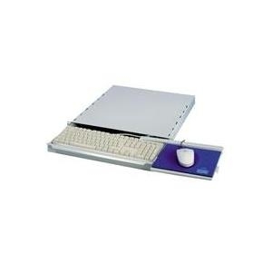19 Tastatureinschub 1HE schwarz - ohne Tastatur (20-2870-55)