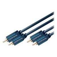ClickTronic Casual Series - Audiokabel - RCA-Phono x 2 (M) bis RCA-Phono x 2 (M) - 3 m - Koax