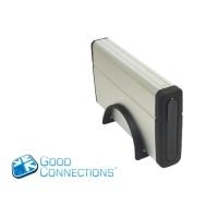SATA Festplattengehäuse 3.5 mit USB 2.0 & eSATA Schnittstelle + Standfuß, Good Connections® (GC-0037)