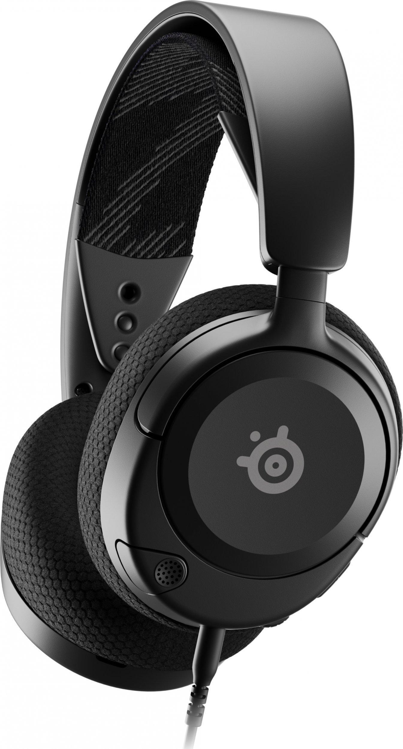 Steelseries Arctis Nova 1 Auricolare Cablato A Padiglione Giocare Nero (SteelSeries Arctis Nova 1 Wired On-ear Stereo Gaming He