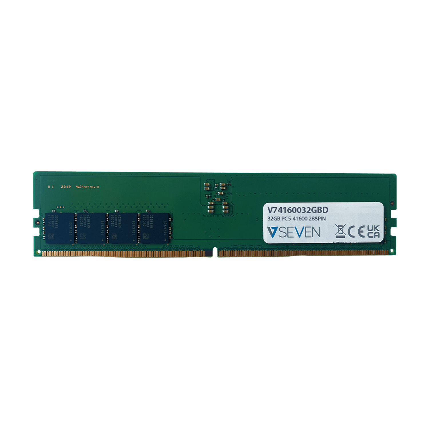 V7 V74160032GBD memoria 32 GB 1 x 32 GB DDR5 5200 MHz (32GB DDR5 PC5-41600 288PIN - 5200MHZ DIMM)