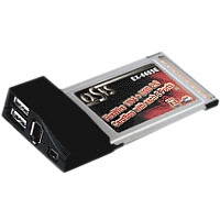 Exsys EX-6605E - USB / FireWire-Adapter - CardBus - Firewire, USB 2.0 - 4 Anschlüsse (EX-6605E)