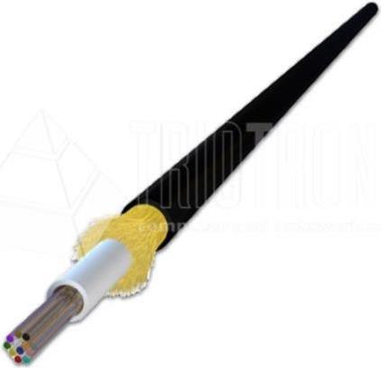 Lightwin Microkabel mit HDPE Mantel, 4 bis 24 Fasern, nur 3,8mm Ø, G.657.A1 LWL Kabel (LCTMC 12 A1 1X12 HDPE)