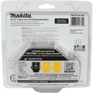 Makita 18V Li-Ion 5000mAh - Lithium-Ion - Schwarz (BL1850)
