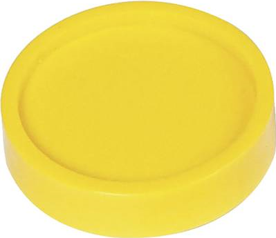 Magnete mazza ( x A) 30 mm x 84 mm rotondo giallo 10 pz.