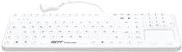 Gett CleanType Prime Touch+ TKG-109-GCQ-PR-TOUCH-KGEH-WHITE-IP68-MAG-BACKL-USB-CH - Tastatur - mit Touchpad - hintergrundbeleuchtet - USB - Schweiz - weiß (KG26238)