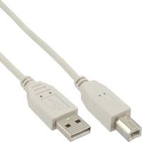 Cavo USB 2.0 - da A a B - beige - 10 m