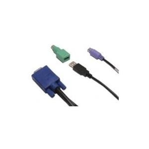 Avocent - Tastatur- / Video- / Maus- / USB-Kabelkit - 4.6 m (CBL0031)