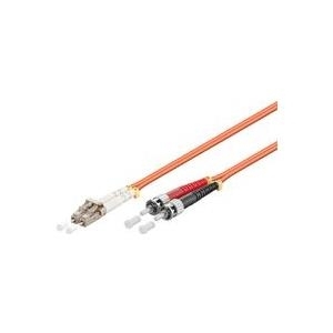 MicroConnect - Netzwerkkabel - LC/UPC Multi-Modus (M) bis ST/UPC Multi-Modus (M) - 1 m - Glasfaser - 62,5/125 Mikrometer - OM1