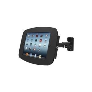 Compulocks Space Swing Arm - iPad 12.9 Wall Mount - Black - Befestigungskit (Montage-Adapter, Diebstahlschutzgehäuse) für Apple iPad Pro (neig- und schwenkbar) - verriegelbar - hochwertiges Aluminium - Schwarz - für Apple 12.9  iPad Pro (1st generati
