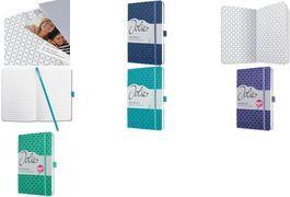 sigel Notebook Jolie Flair finta pelle DIN A5 viola 135 x 203 mm a righe carta bianca 80 g/m finta pelle - 1 pezzo (JN131)