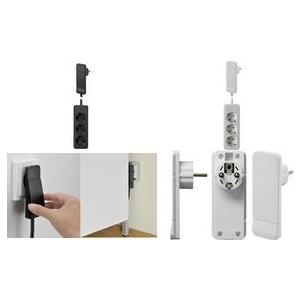 Bachmann SmartPlug - Verlängerungsschnur - Ausgangsanschlüsse: 3 - 1,6m - weiß (933.015)