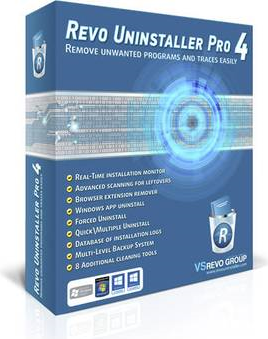 Revo Uninstaller Pro 4 - 1 PC Vollversion, 1 Lizenz Windows Systemtuning-Software (03245)