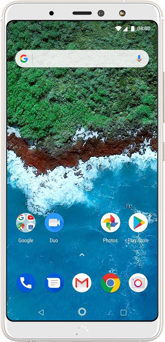 bq Aquaris X2 Pro - 14,3 cm (5.65 ) - 64 GB - 12 MP - Android - 8.1.0 Oreo - Weiß (C000324)