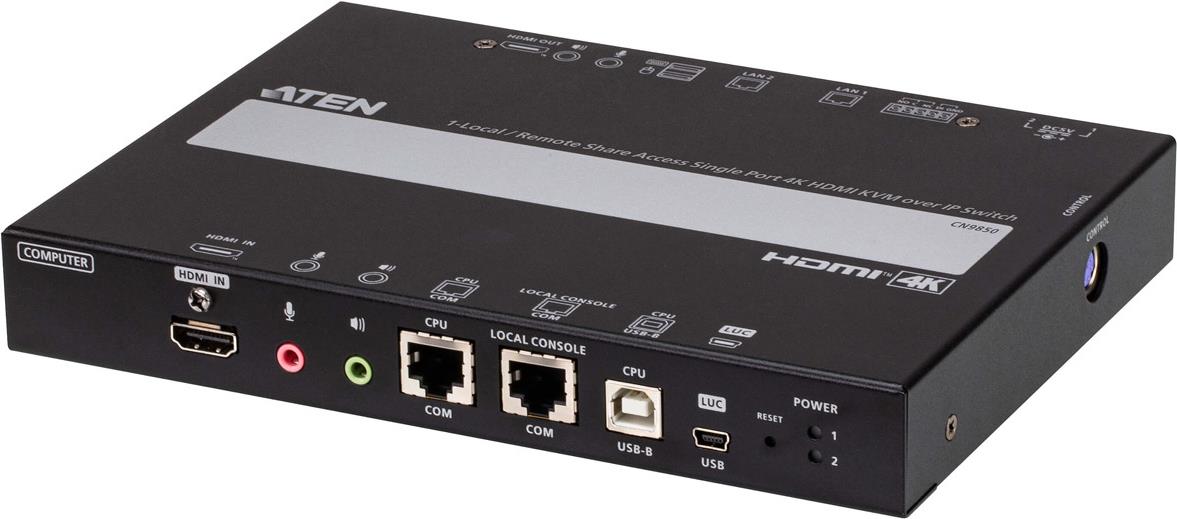 ATEN CN9850-AT-G switch per keyboard-video-mouse (kvm) Nero