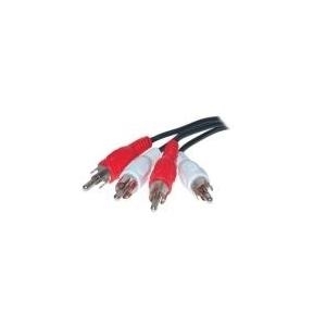 shiverpeaks BASIC-S 2x RCA - 2x RCA 0.5m - 2 x RCA - Männlich - 2 x RCA - Männlich - Nickel - Schwarz - Rot - Weiß (BS40101)