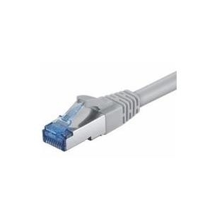 M-Cab CAT6a S-FTP, 10m cavo di rete Grigio S/FTP [S-STP] (CAT6A SFTP RJ45 10M GREY LSZH - 10GBIT PATCH CABLE CU)