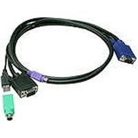 ALLNET KVM für Prima4/8/16 - Tastatur- / Video- / Maus- (KVM-) Kabel - HD-15 (M) - USB, HD-15 (M), PS/2, 6-polig - 1.8 m