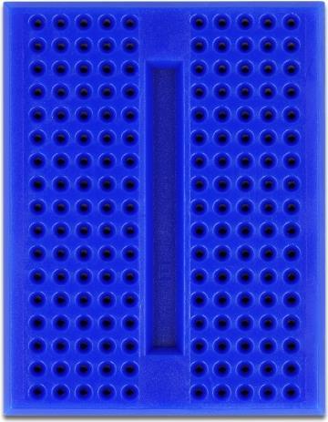 Delock mini breadboard sperimentale 170 contatti blu