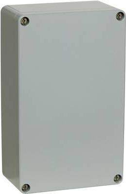 Fibox Universal-Gehäuse 125 x 124 x 81 Aluminium Silber-Grau (RAL 7001, pulverbeschichtet) ALN 121208 1 St. (7811210)