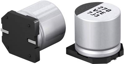 PANASONIC SXV 270U 35 - SMD-Elko, 270 µF, 35 V, 125°C, 5000 h, 20% (EEHZE1V271P)