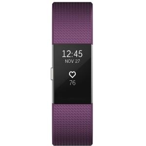 Charge 2 - Silber - Aktivitätsmesser mit Band - Pflaume - S - einfarbig - Bluetooth - 32 g - Silber Charge 2 - Silber - Aktivitätsmesser mit Band - Pflaume - S - einfarbig - Bluetooth - 32 g - Silber