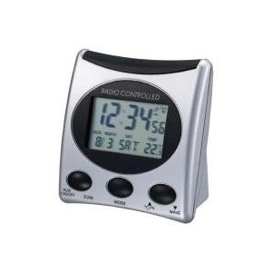 Proficell Techno Line WT 221 T - Funkweckuhr - silber/schwarz (973874)